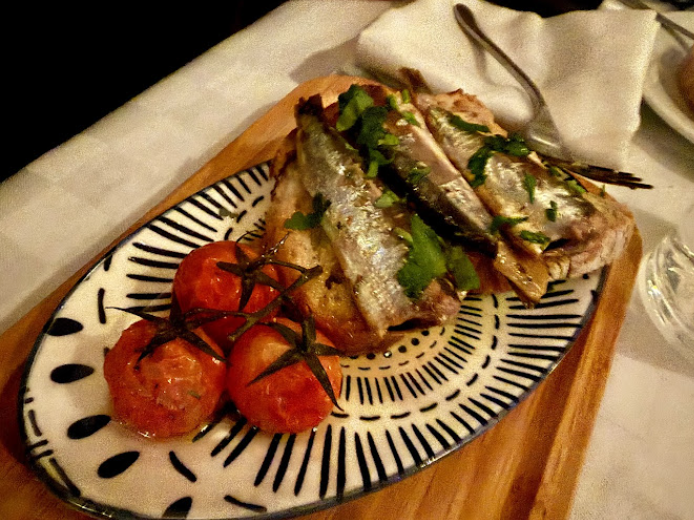 Parreirinha de Alfama signature dishes Grilled Sea Bass
Stuffed Squid
Green Soup